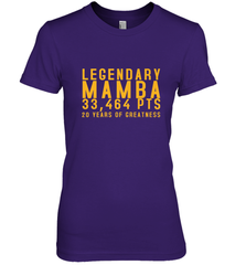 Black Mamba Legendary Mamba Out Farewell Tribute Women's Premium T-Shirt Women's Premium T-Shirt - trendytshirts1