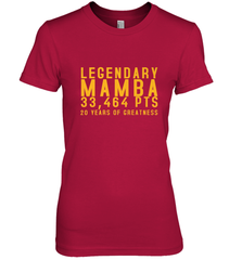 Black Mamba Legendary Mamba Out Farewell Tribute Women's Premium T-Shirt Women's Premium T-Shirt - trendytshirts1