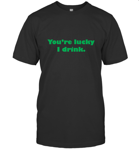 St. Patrick's Day Adult Drinking Men's T-Shirt Men's T-Shirt / Black / S Men's T-Shirt - trendytshirts1