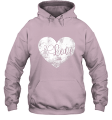 Love Valentines Day Heart Vintage Gift For Men Women Hooded Sweatshirt Hooded Sweatshirt - trendytshirts1