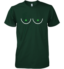 Boob St Patricks Day Nips Feminist Funny Fitted Men's Premium T-Shirt Men's Premium T-Shirt - trendytshirts1