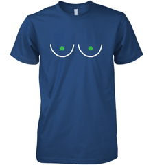 Boob St Patricks Day Nips Feminist Funny Fitted Men's Premium T-Shirt Men's Premium T-Shirt - trendytshirts1