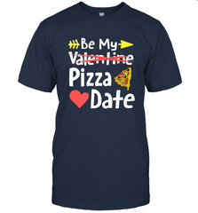 Be My Pizza Date Funny Valentines Day Pun Italian Food Joke Men's T-Shirt Men's T-Shirt - trendytshirts1