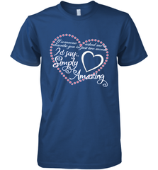 Describe your lover in two words symply amazing Valentine Men's Premium T-Shirt Men's Premium T-Shirt - trendytshirts1