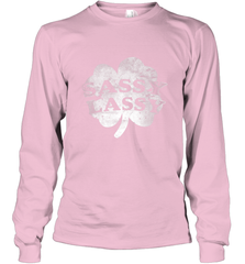 Sassy Lassy T Shirt Funny St. Patrick's Day Clover Long Sleeve T-Shirt Long Sleeve T-Shirt - trendytshirts1