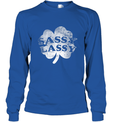 Sassy Lassy T Shirt Funny St. Patrick's Day Clover Long Sleeve T-Shirt Long Sleeve T-Shirt - trendytshirts1