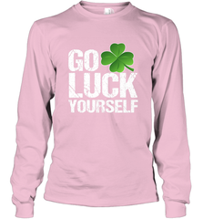Go Luck Yourself TShirt St. Patrick's Day Long Sleeve T-Shirt Long Sleeve T-Shirt - trendytshirts1
