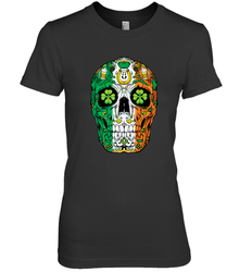 Sugar Skull Leprechaun T Shirt St Patricks Day Women Men Tee Women's Premium T-Shirt