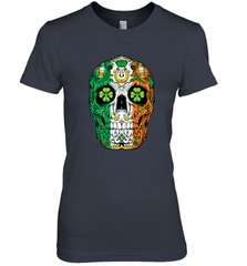 Sugar Skull Leprechaun T Shirt St Patricks Day Women Men Tee Women's Premium T-Shirt Women's Premium T-Shirt - trendytshirts1