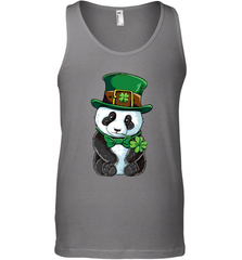 St Patricks Day Leprechaun Panda Cute Irish Tee Gift Men's Tank Top Men's Tank Top - trendytshirts1