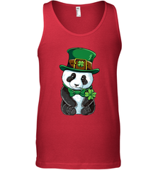 St Patricks Day Leprechaun Panda Cute Irish Tee Gift Men's Tank Top Men's Tank Top - trendytshirts1