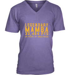 Black Mamba Legendary Mamba Out Farewell Tribute Men's V-Neck Men's V-Neck - trendytshirts1