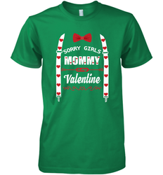 Funny Valentine's Day Bow Tie Present For Your Boys, Son Men's Premium T-Shirt