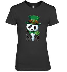 St Patricks Day Leprechaun Panda Cute Irish Tee Gift Women's Premium T-Shirt