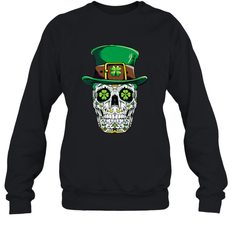 Sugar Skull Leprechaun T Shirt St Patricks Day Women Men Crewneck Sweatshirt
