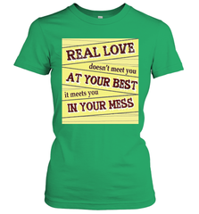 Real love funny quotes for valentine (2) Women's T-Shirt Women's T-Shirt - trendytshirts1