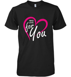 Pink Heart Valentine's Day Gifts Boyfriend Girlfriend Love Men's Premium T-Shirt