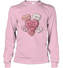 Star Wars Valentines Candy Heart Quotes Long Sleeve T-Shirt Long Sleeve T-Shirt - trendytshirts1