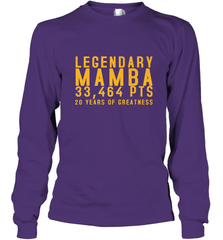 Black Mamba Legendary Mamba Out Farewell Tribute Long Sleeve T-Shirt Long Sleeve T-Shirt - trendytshirts1