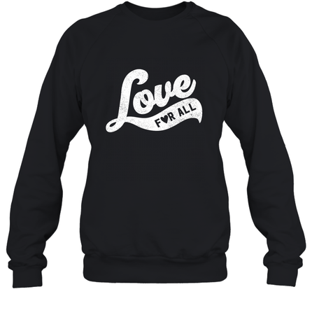 Cute Love Valentines Day Retro Vintage Top Crewneck Sweatshirt Crewneck Sweatshirt / Black / S Crewneck Sweatshirt - trendytshirts1
