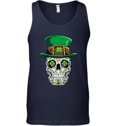Sugar Skull Leprechaun T Shirt St Patricks Day Women Men Men's Tank Top