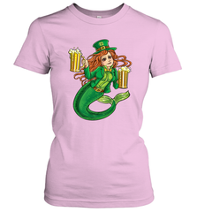 St Patricks Day Shirt Women Leprechaun Mermaid Girls Redhead Women's T-Shirt Women's T-Shirt - trendytshirts1