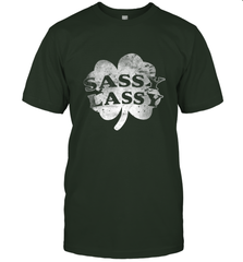 Sassy Lassy T Shirt Funny St. Patrick's Day Clover Men's T-Shirt Men's T-Shirt - trendytshirts1