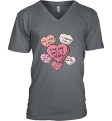 Star Wars Valentines Candy Heart Quotes Men's V-Neck Men's V-Neck - trendytshirts1