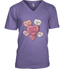 Star Wars Valentines Candy Heart Quotes Men's V-Neck Men's V-Neck - trendytshirts1