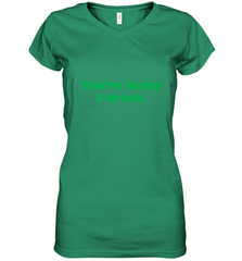 St. Patrick's Day Adult Drinking Women's V-Neck T-Shirt Women's V-Neck T-Shirt - trendytshirts1