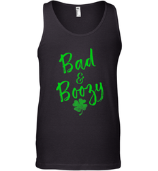 Bad and Boozy , St Patricks Day Beer Drinking Men's Tank Top