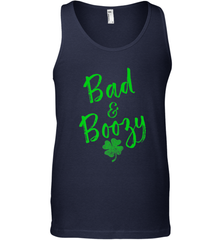 Bad and Boozy , St Patricks Day Beer Drinking Men's Tank Top Men's Tank Top - trendytshirts1