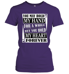 Hold my hand for a while hold my heart forever Valentine Women's T-Shirt Women's T-Shirt - trendytshirts1