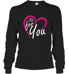 Pink Heart Valentine's Day Gifts Boyfriend Girlfriend Love Long Sleeve T-Shirt