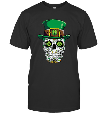 Sugar Skull Leprechaun T Shirt St Patricks Day Women Men Men's T-Shirt Men's T-Shirt / Black / S Men's T-Shirt - trendytshirts1