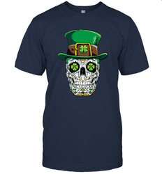 Sugar Skull Leprechaun T Shirt St Patricks Day Women Men Men's T-Shirt
