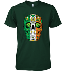 Sugar Skull Leprechaun T Shirt St Patricks Day Women Men Tee Men's Premium T-Shirt Men's Premium T-Shirt - trendytshirts1