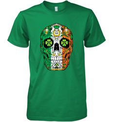 Sugar Skull Leprechaun T Shirt St Patricks Day Women Men Tee Men's Premium T-Shirt
