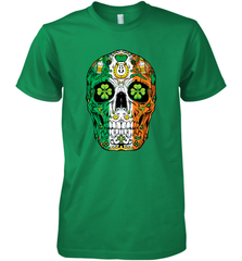 Sugar Skull Leprechaun T Shirt St Patricks Day Women Men Tee Men's Premium T-Shirt Men's Premium T-Shirt - trendytshirts1