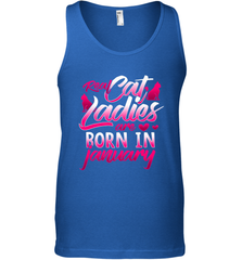 Cat Lady Born In January Cat Lover Birthday Gift For Men's Tank Top Men's Tank Top - trendytshirts1