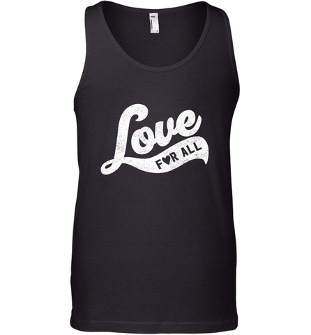 Cute Love Valentines Day Retro Vintage Top Men's Tank Top Men's Tank Top / Black / XS Men's Tank Top - trendytshirts1