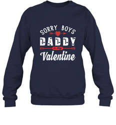 Funny Valentine's Day Present For Your Little Girl, Daughter Crewneck Sweatshirt