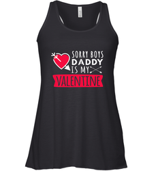 Kids Funny Valentine's Day Present For Your Little Girl, Daughter Women's Racerback Tank