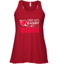 Kids Funny Valentine's Day Present For Your Little Girl, Daughter Women's Racerback Tank