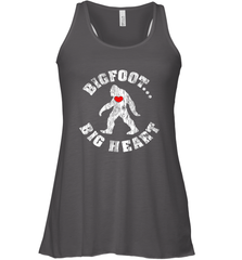 Bigfoot Heart Valentine's Day Lover Art Graphics Great Gift Women's Racerback Tank Women's Racerback Tank - trendytshirts1