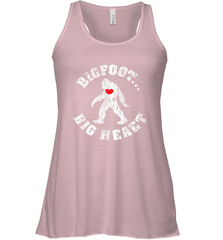 Bigfoot Heart Valentine's Day Lover Art Graphics Great Gift Women's Racerback Tank Women's Racerback Tank - trendytshirts1