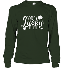 One Lucky Mama Shamrock Gift For Saint Patrick's Day Long Sleeve T-Shirt Long Sleeve T-Shirt - trendytshirts1