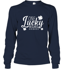 One Lucky Mama Shamrock Gift For Saint Patrick's Day Long Sleeve T-Shirt Long Sleeve T-Shirt - trendytshirts1