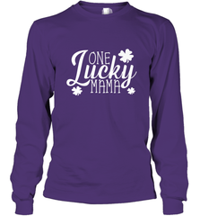One Lucky Mama Shamrock Gift For Saint Patrick's Day Long Sleeve T-Shirt Long Sleeve T-Shirt - trendytshirts1
