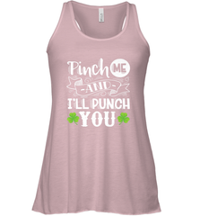 St Patricks Day Pinch Me And I'll Punch You Women's Racerback Tank Women's Racerback Tank - trendytshirts1